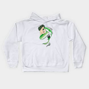 Aromantic LGBTQ+ Pride Mermaid Kids Hoodie